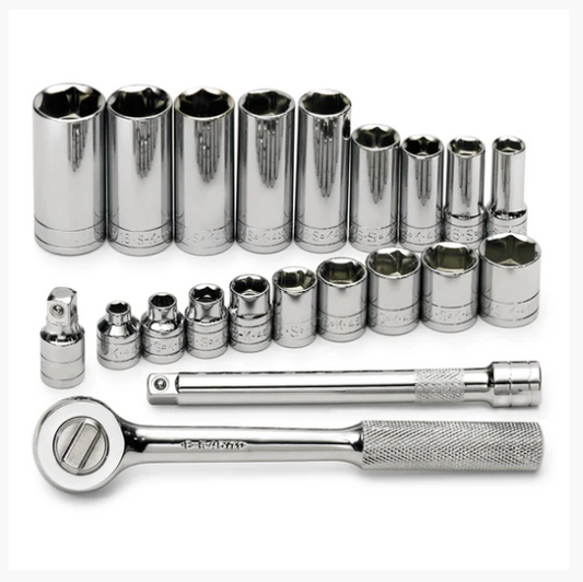 21 PCS 3/8 DR SOCKET SET