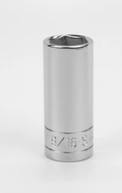 9/16" 3/8"DR 6PT DEEP SOCKETS